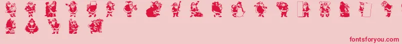 RypSnata1 Font – Red Fonts on Pink Background