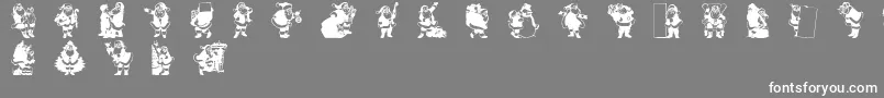 RypSnata1 Font – White Fonts on Gray Background