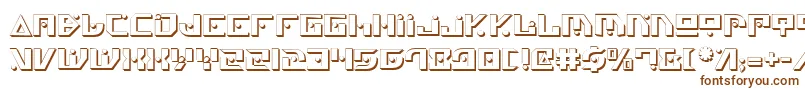 Шрифт Genv2s – коричневые шрифты на белом фоне