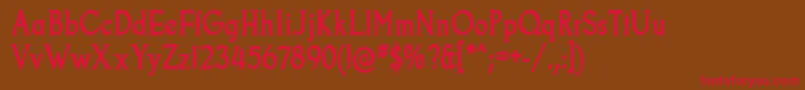 GoodfishBd Font – Red Fonts on Brown Background
