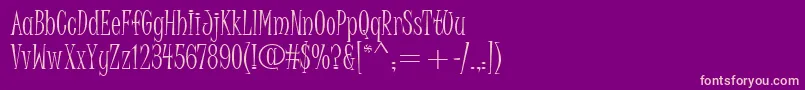 JuiceItc Font – Pink Fonts on Purple Background