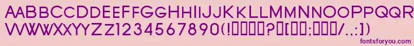 SfOldRepublicSc Font – Purple Fonts on Pink Background