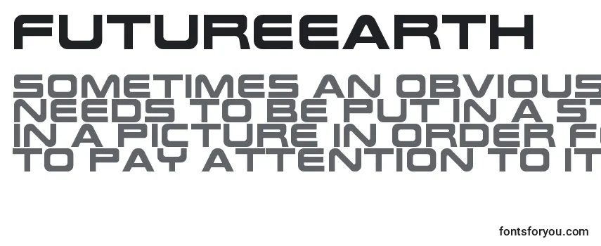 Обзор шрифта FutureEarth
