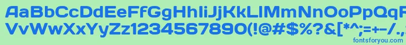 Lisätietoja Days-fontista Days-fontti – siniset fontit vihreällä taustalla