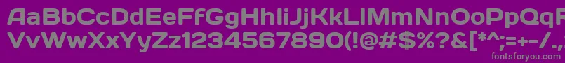 Шрифт Days – серые шрифты на фиолетовом фоне