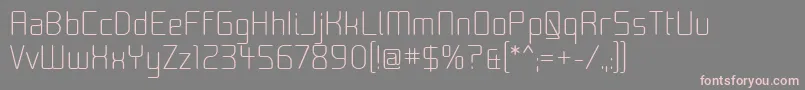 MoondogZero Font – Pink Fonts on Gray Background