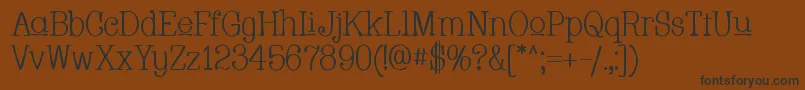 More about Whacu Font Whacu Font – Black Fonts on Brown Background