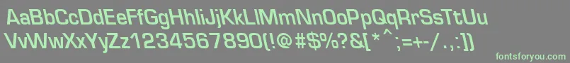 More about EurosecondbackslantBold Font EurosecondbackslantBold Font – Green Fonts on Gray Background