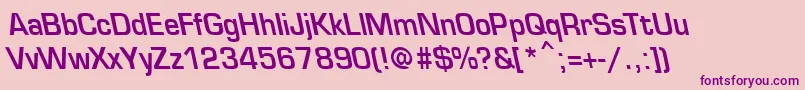 Saiba mais sobre a fonte EurosecondbackslantBold Fonte EurosecondbackslantBold – fontes roxas em um fundo rosa