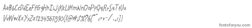 Шрифт Crosspatchers1 – серые шрифты
