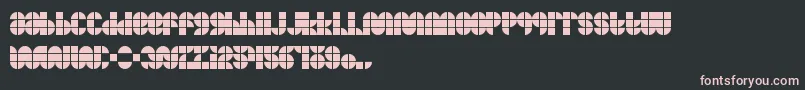 Mkftiler Font – Pink Fonts on Black Background