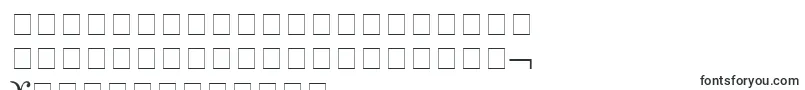 フォントSymbolMedium – シンディ文字