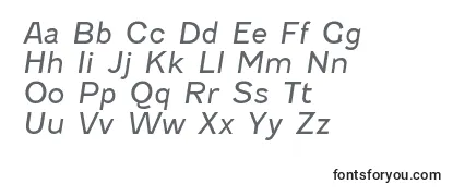 Обзор шрифта FenwickltItalic