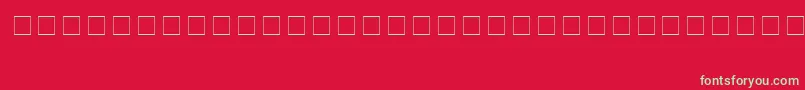 NoraCasual Font – Green Fonts on Red Background