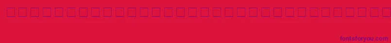 NoraCasual Font – Purple Fonts on Red Background