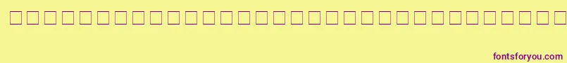 NoraCasual Font – Purple Fonts on Yellow Background