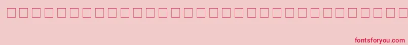 NoraCasual Font – Red Fonts on Pink Background