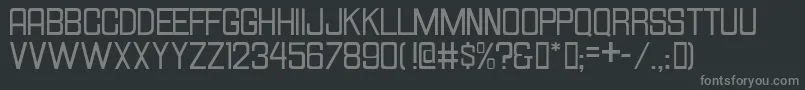 fuente HallandaleSquareJl – Fuentes Grises Sobre Fondo Negro