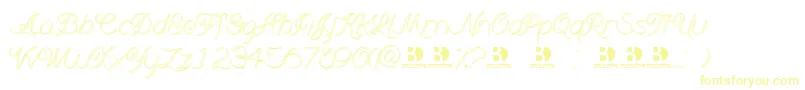 Branumcursive Font – Yellow Fonts