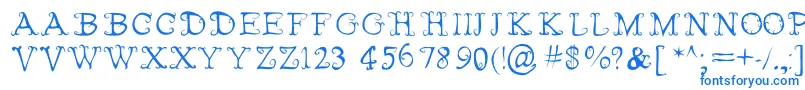 FairiesWearBoots Font – Blue Fonts