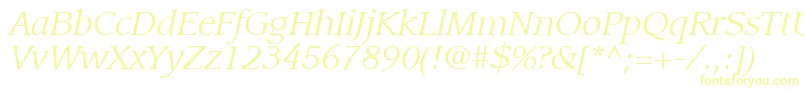 ItcLeawoodLtBookItalic Font – Yellow Fonts