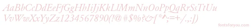 GaramondA.ZPsNormalItalic Font – Pink Fonts