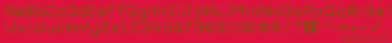 En savoir plus sur la police DiscoDivaaaaaaaa Police DiscoDivaaaaaaaa – polices brunes sur fond rouge