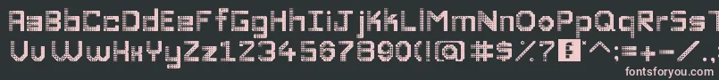 DiscoDivaaaaaaaa Font – Pink Fonts on Black Background