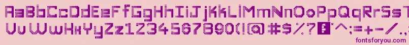 DiscoDivaaaaaaaa Font – Purple Fonts on Pink Background