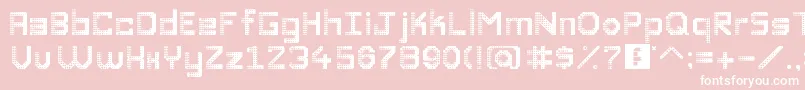 DiscoDivaaaaaaaa Font – White Fonts on Pink Background