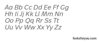 MetronTextProItalic-fontti
