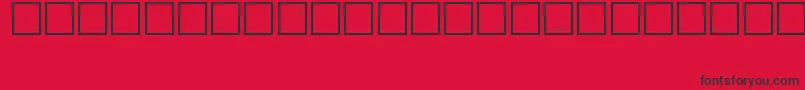 AlawiAsir Font – Black Fonts on Red Background
