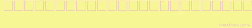 Шрифт AlawiAsir – розовые шрифты на жёлтом фоне