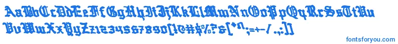 QuestKnightLeftalic Font – Blue Fonts