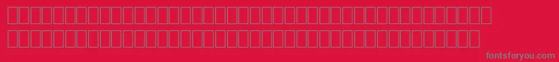 Orianne Font – Gray Fonts on Red Background