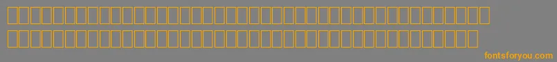 Orianne Font – Orange Fonts on Gray Background