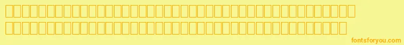 Orianne Font – Orange Fonts on Yellow Background