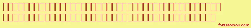 Orianne Font – Red Fonts on Yellow Background