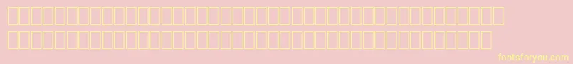 Orianne Font – Yellow Fonts on Pink Background