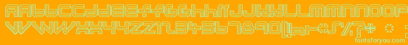 More about Lunasolaurora Font Lunasolaurora Font – Green Fonts on Orange Background