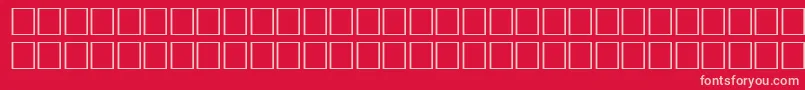 Mufwf Font – Pink Fonts on Red Background