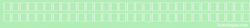 Mufwf Font – White Fonts on Green Background