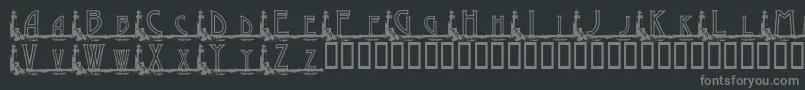 KgGaylesLh Font – Gray Fonts on Black Background