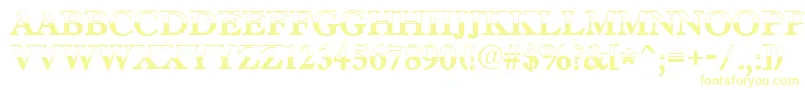 AAntiquetradyttlbw-Schriftart – Gelbe Schriften