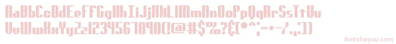 Genotyps Font – Pink Fonts on White Background