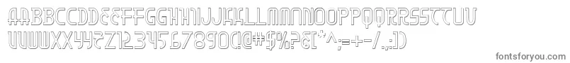 Moondart3D-Schriftart – Graue Schriften
