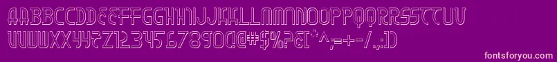 Moondart3D Font – Pink Fonts on Purple Background