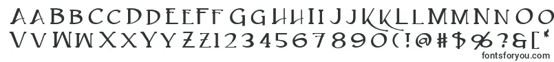 Шрифт Caeldera – мужские шрифты