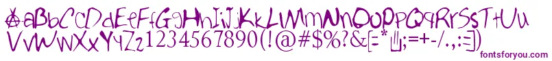BestestBuddies Font – Purple Fonts on White Background