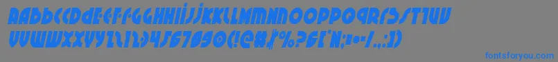 Neuralnomiconcondital Font – Blue Fonts on Gray Background